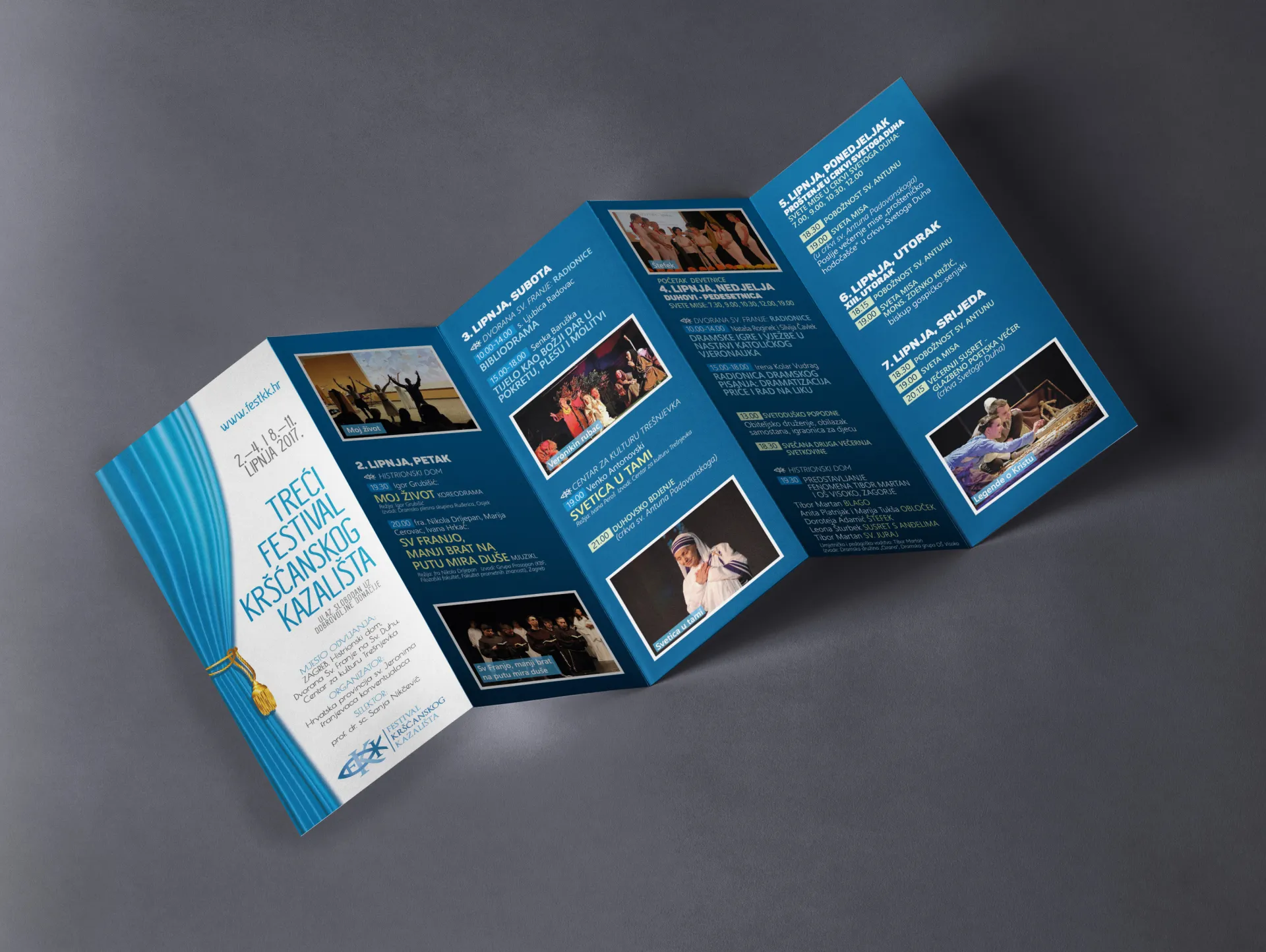 Letak za festival kršćanskoga kazališta