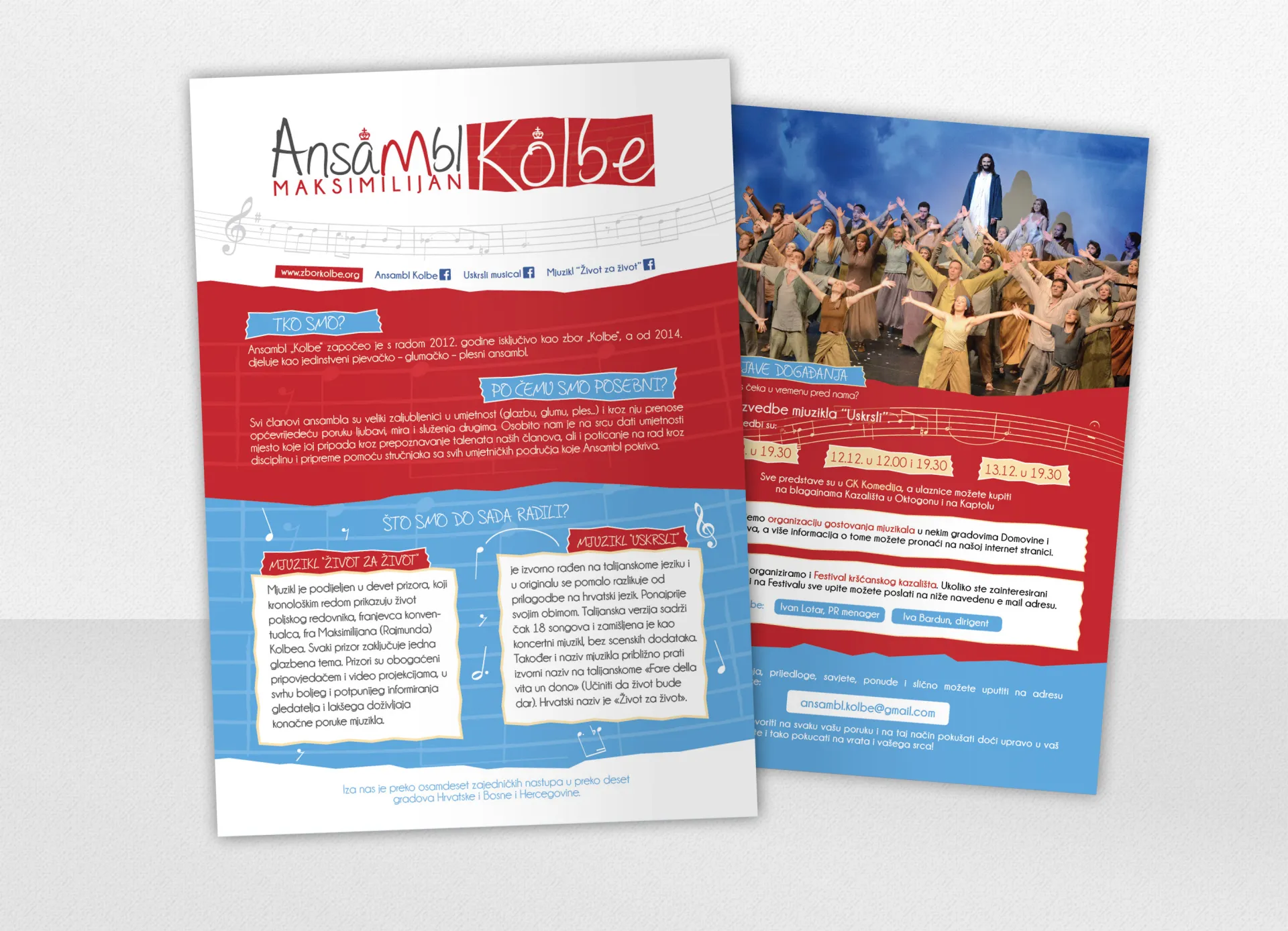 Letak za Ansambl Kolbe